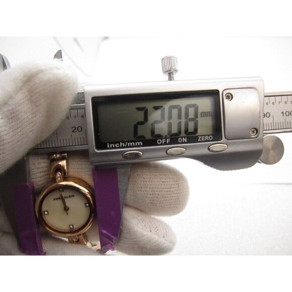 Women Anne Klein Quartz Analog 22mm Round Watch (H317) "New Battery" - Picture 2 of 10